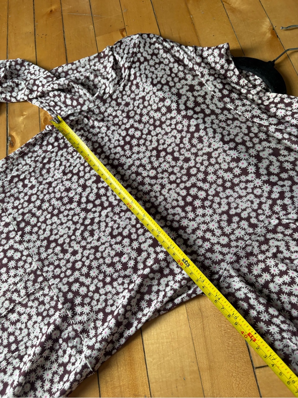 Samsoe Sz XS Fritta Floral Cottagecore Long Sleeves Maxi Dress In Choco Aster - Picture 12 of 14